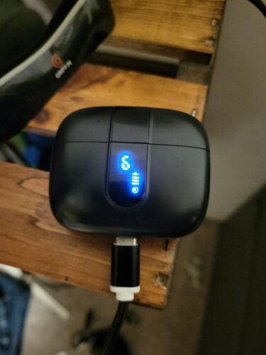 TAGRY Bluetooth Headphones True Wireless Earbuds 60H Playback LED Power Display Earphones with Wireless Charging Case IPX5 Waterproof in-Ear Ear buds with Mic for TV Smart Phone Laptop Computer Sports photo review