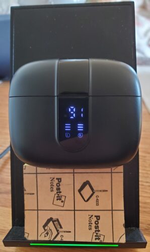 TAGRY Bluetooth Headphones True Wireless Earbuds 60H Playback LED Power Display Earphones with Wireless Charging Case IPX5 Waterproof in-Ear Ear buds with Mic for TV Smart Phone Laptop Computer Sports photo review