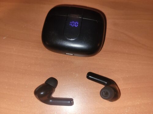 TAGRY Bluetooth Headphones True Wireless Earbuds 60H Playback LED Power Display Earphones with Wireless Charging Case IPX5 Waterproof in-Ear Ear buds with Mic for TV Smart Phone Laptop Computer Sports photo review