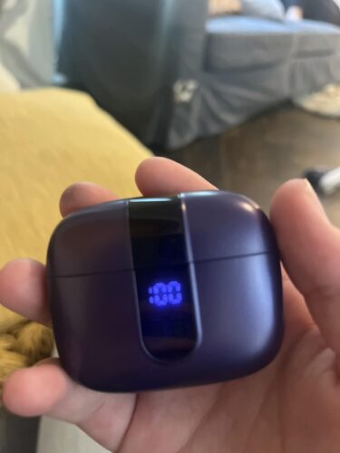 TAGRY Bluetooth Headphones True Wireless Earbuds 60H Playback LED Power Display Earphones with Wireless Charging Case IPX5 Waterproof in-Ear Ear buds with Mic for TV Smart Phone Laptop Computer Sports photo review