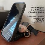 Anker MagGo 3 in 1 iPhone 17 Charging Station. MagSafe-Compatible Wireless Charger Stand. Qi2 Certified 15W Foldable Charger for iPhone 17/16/15/14/13/12. AirPods. Apple Watch Ultra(Adapter Included) photo review