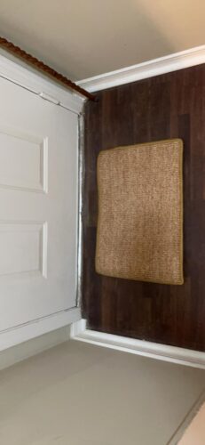 FUKUMARU Cat Scratcher Mat. 23.6 X 15.7 Inch Natural Sisal Cat Scratch Mats. Horizontal Cat Floor Scratching Pad Rug with Sticky Tapes. Protect Couch and Carpets photo review