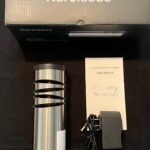 Narcissus Knife Sharpener. Professional 2 Stage Electric Knife Sharpener for Quick Sharpening & Polishing. with Scissors Sharpener and Metal Dust Collection Box. Stainless Steel. Silver photo review