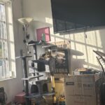 Yaheetech 54in Cat Tree. Multi-Level Cat Tower with Spacious Kitten-ear Perch. 2 Cozy Caves. Scratching Posts. Climbing Ladder. 2 Plush Balls. Durable Pet House Furniture for Indoor Kittens. Dark Gray photo review