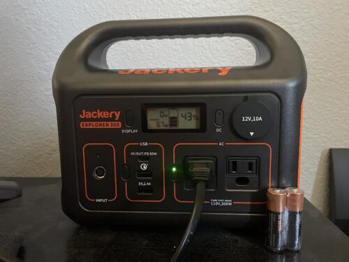 Jackery Portable Power Station Explorer 300. 293Wh Backup Lithium Battery. Solar Generator for Outdoors Camping Travel Hunting Blackout (Solar Panel Optional) photo review