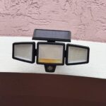Tuffenough Solar Outdoor Lights 2500LM 210 LED Security Lights with Remote Control.3 Heads Motion Sensor Lights. IP65 Waterproof.270° Wide Angle Flood Wall Lights with 3 Modes(2 Packs) photo review