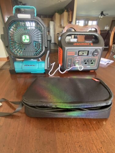 Jackery Portable Power Station Explorer 300. 293Wh Backup Lithium Battery. Solar Generator for Outdoors Camping Travel Hunting Blackout (Solar Panel Optional) photo review