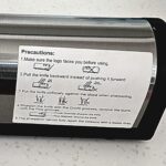 Narcissus Knife Sharpener. Professional 2 Stage Electric Knife Sharpener for Quick Sharpening & Polishing. with Scissors Sharpener and Metal Dust Collection Box. Stainless Steel. Silver photo review