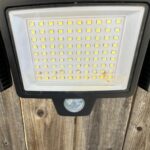 Tuffenough Solar Outdoor Lights 2500LM 210 LED Security Lights with Remote Control.3 Heads Motion Sensor Lights. IP65 Waterproof.270° Wide Angle Flood Wall Lights with 3 Modes(2 Packs) photo review