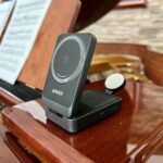Anker MagGo 3 in 1 iPhone 17 Charging Station. MagSafe-Compatible Wireless Charger Stand. Qi2 Certified 15W Foldable Charger for iPhone 17/16/15/14/13/12. AirPods. Apple Watch Ultra(Adapter Included) photo review
