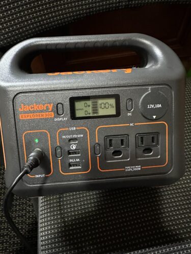 Jackery Portable Power Station Explorer 300. 293Wh Backup Lithium Battery. Solar Generator for Outdoors Camping Travel Hunting Blackout (Solar Panel Optional) photo review