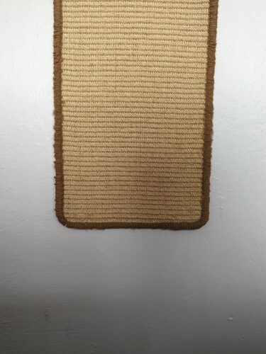 FUKUMARU Cat Scratcher Mat. 23.6 X 15.7 Inch Natural Sisal Cat Scratch Mats. Horizontal Cat Floor Scratching Pad Rug with Sticky Tapes. Protect Couch and Carpets photo review