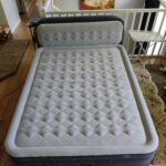 Intex 64447ED Dura-Beam Deluxe Ultra Plush Air Mattress with Headboard: Fiber-Tech – Queen Size – Built-in Electric Pump – 18in Bed Height – 600lb Weight Capacity photo review